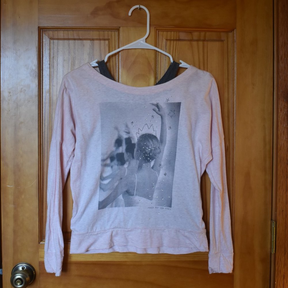 *3 for 35* Gap Girl's Layered Long Sleeve Shirt XL